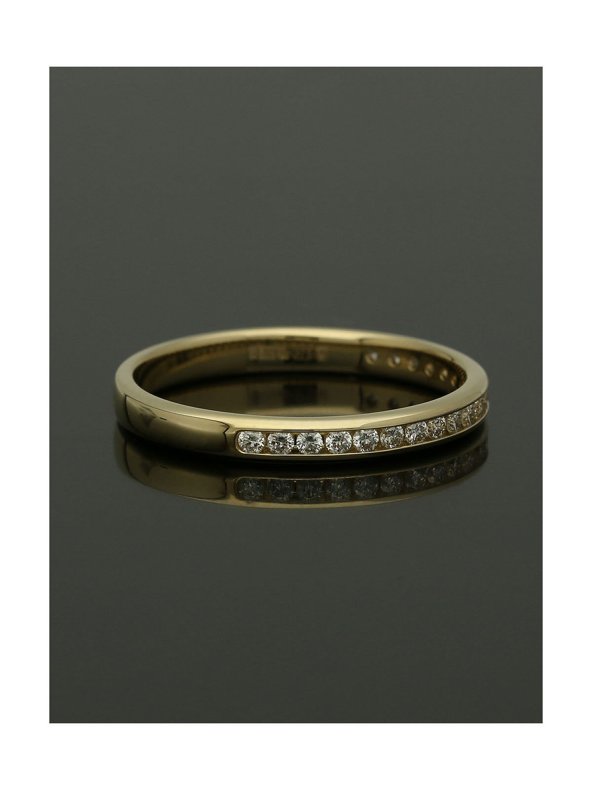 Diamond Half Eternity Ring 0.20ct Round Brilliant Cut in 9ct Yellow Gold