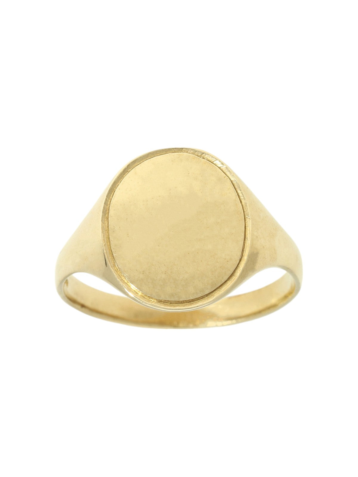 Oval Signet Ring in 9ct Yellow Gold