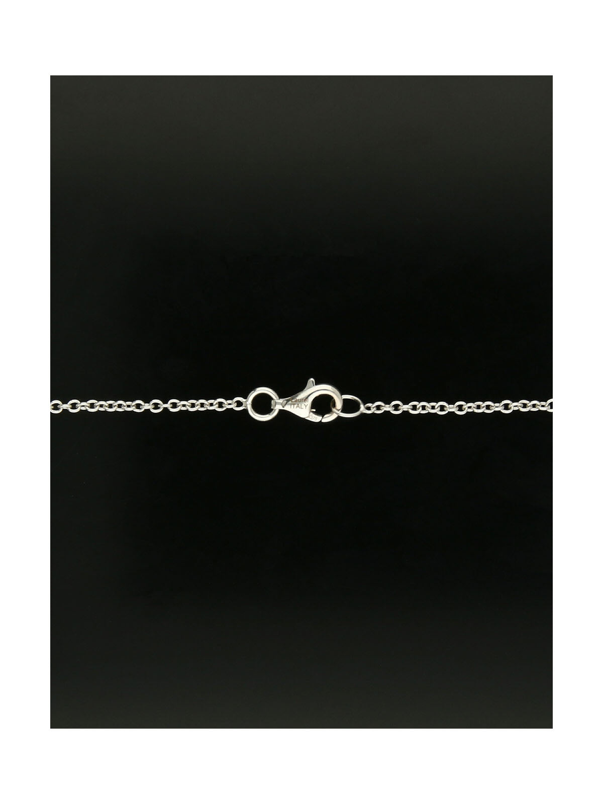 Open Flower Necklace in 9ct Yellow & White Gold