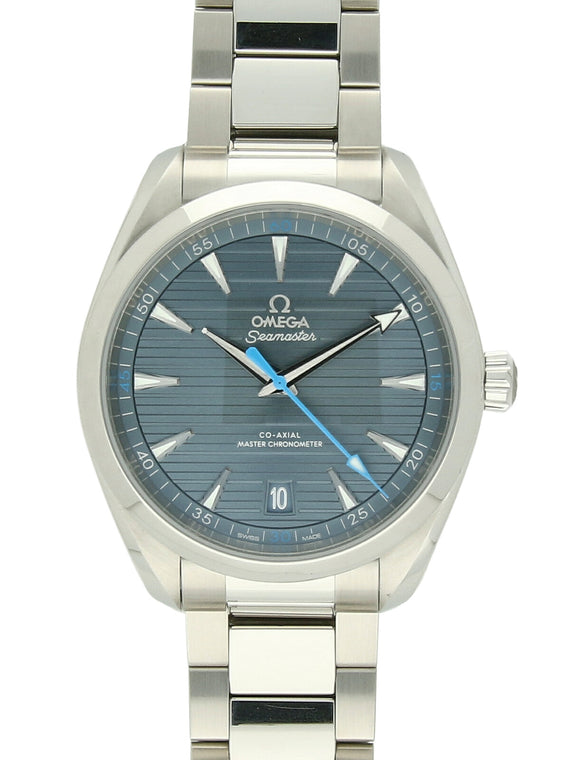 Pre Owned Omega Seamaster AquaTerra Steel Automatic 41mm Watch on Bracelet