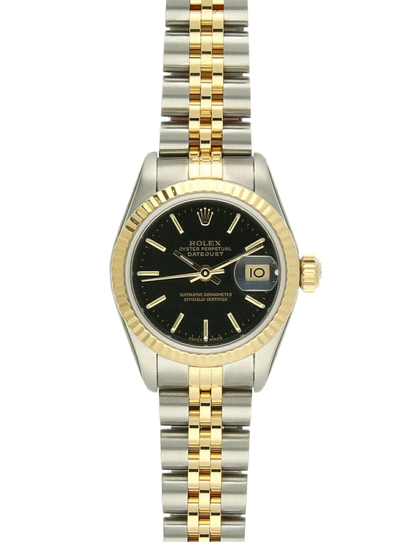 Pre Owned Rolex Lady Datejust Steel & 18ct Yellow Gold Automatic 26mm Watch on Jubilee Bracelet