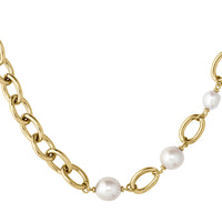 BOSS Leah Necklace in Gold Plating & Freshwater Pearl 1580540