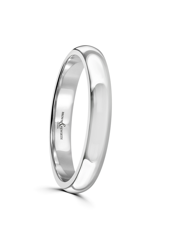 Brown & Newirth Always 3mm Wedding Ring in Platinum