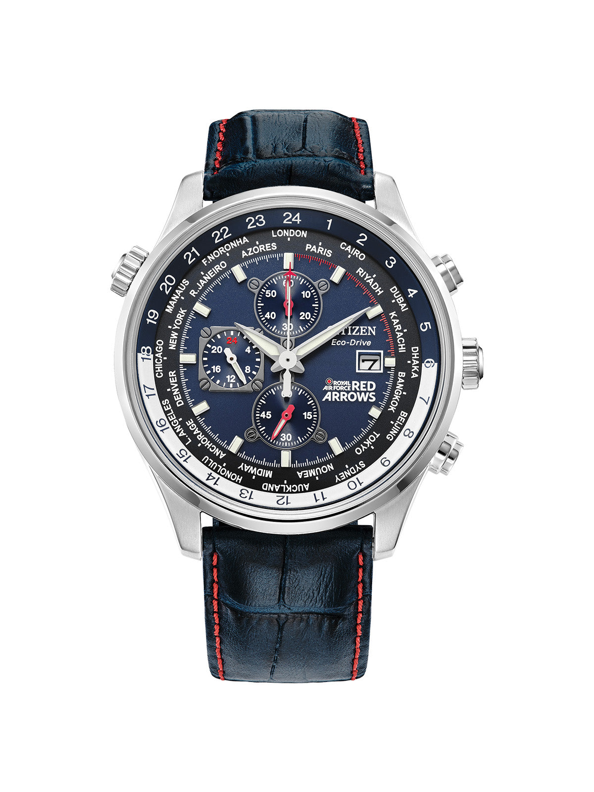 Citizen Eco-Drive Red Arrows Chronograph Watch 43mm CA0081-01L