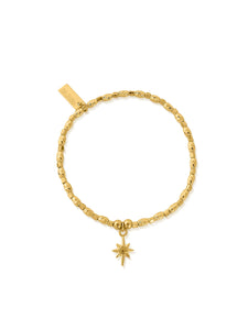 ChloBo Soul Glow Lucky Star Bracelet in Gold Plating GBCFR2074