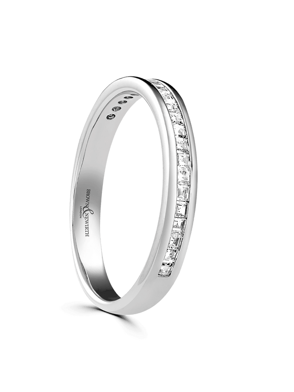 Brown & Newirth Devine 0.20ct Princess Cut Diamond Eternity Ring in Platinum