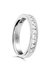 Brown & Newirth Devine 1.00ct Princess Cut Diamond Eternity Ring in Platinum