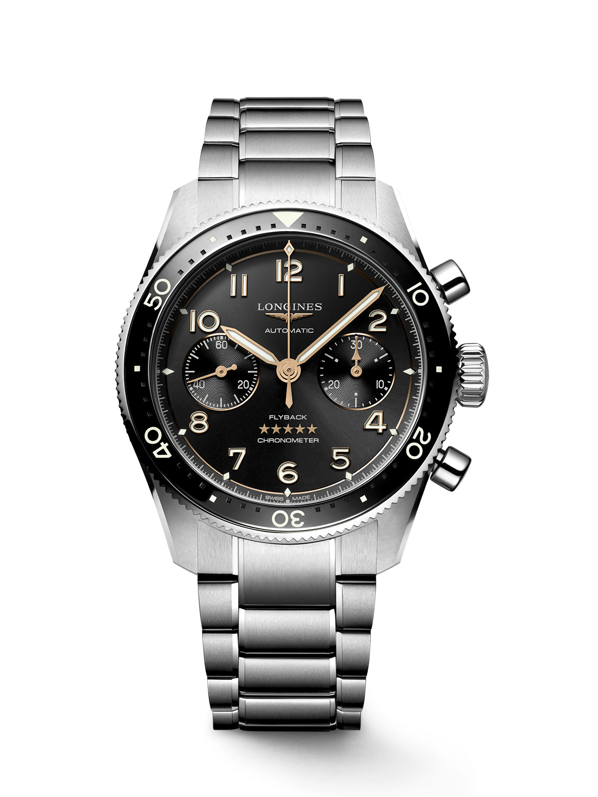 Longines Spirit Flyback Watch 42mm L3.821.4.53.6