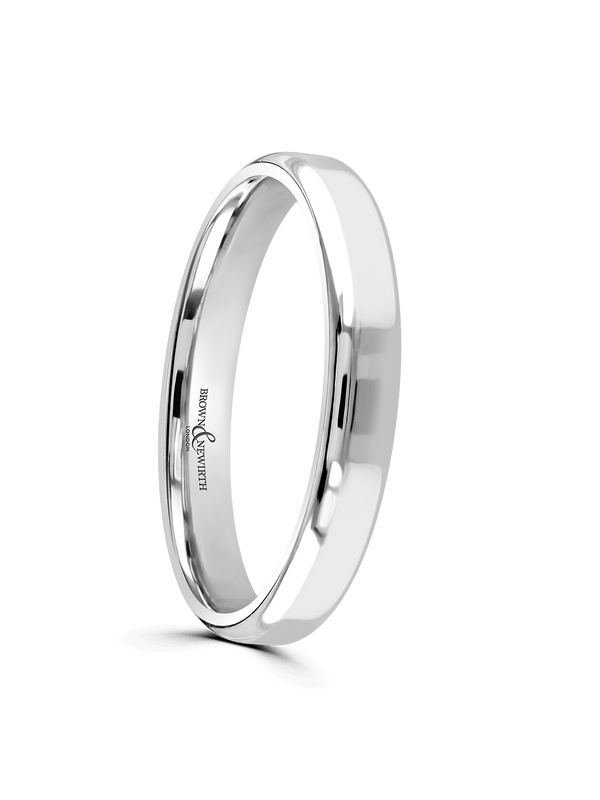 Brown & Newirth Honest 3mm Wedding Ring in Platinum