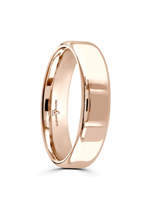 Brown & Newirth Honest 5mm Wedding Ring in 9ct Rose Gold