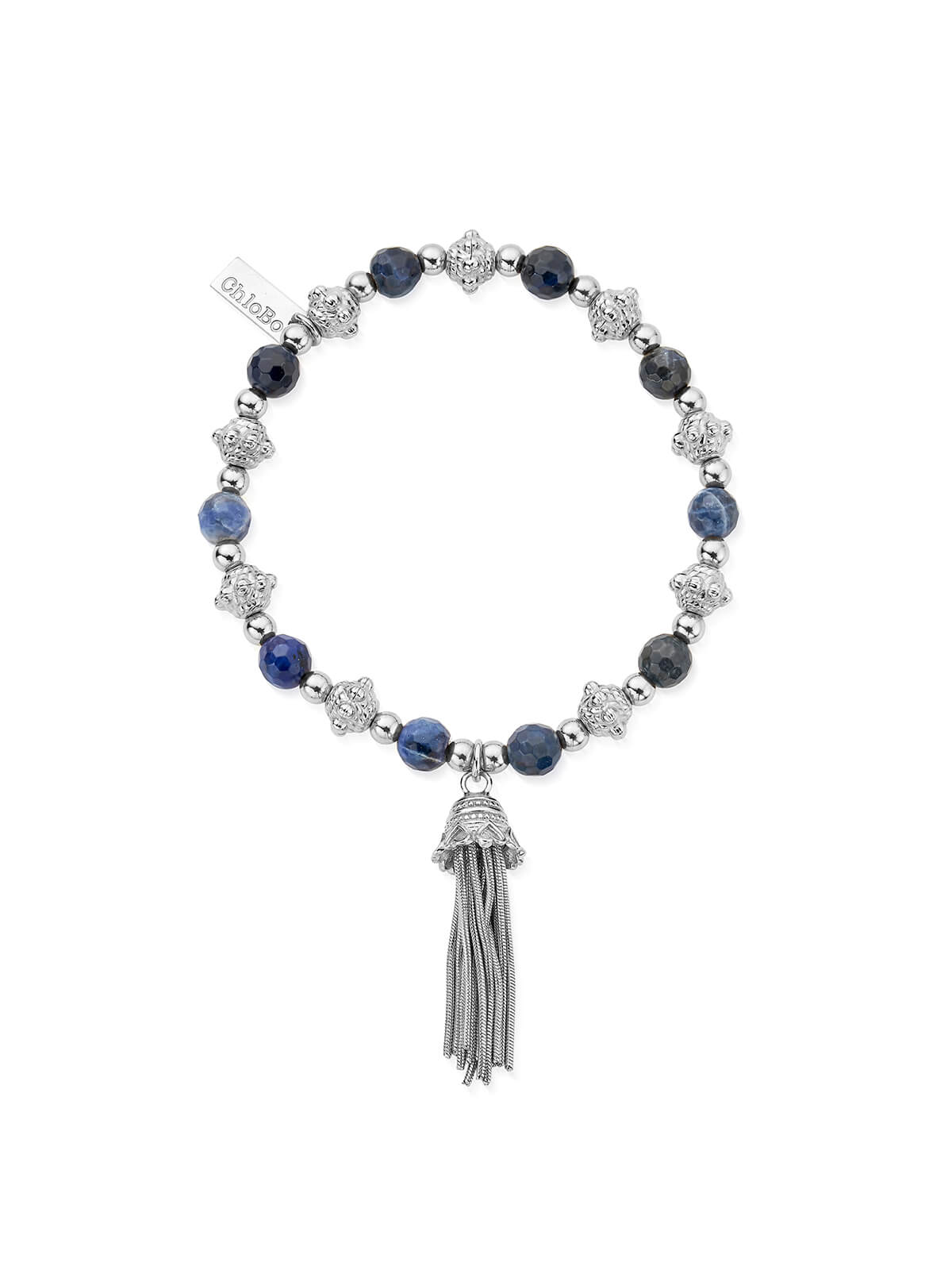 ChloBo Compassion Sodalite Bracelet in Silver SBSBB598