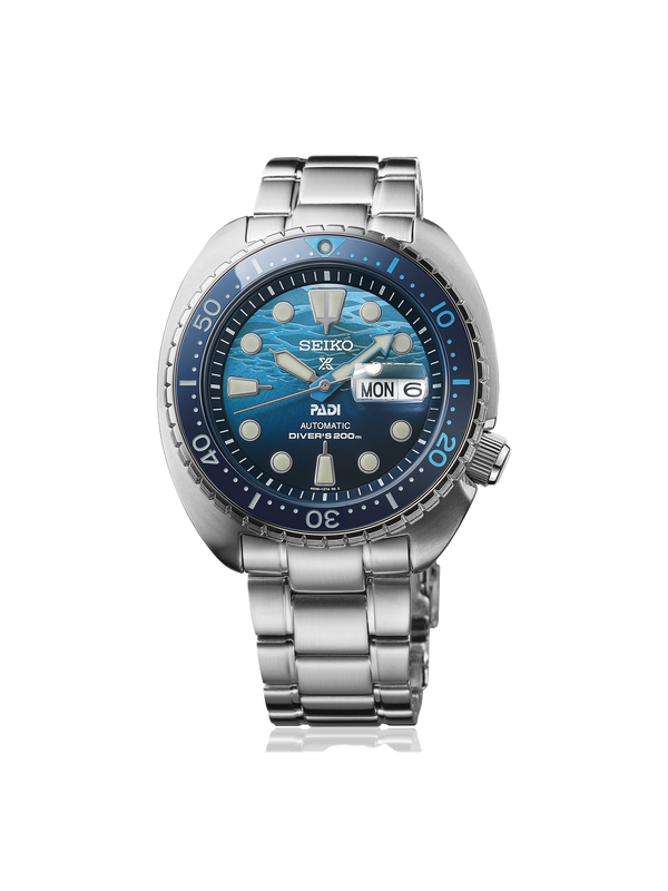 Seiko Prospex ' Great Blue' Turtle Scuba PADI Special Edition Watch SRPK01K1