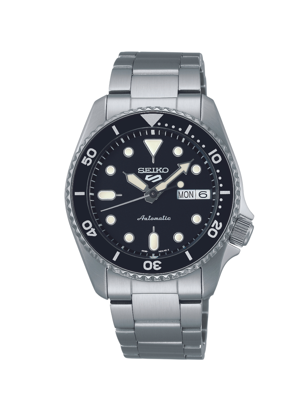 Seiko 5 Sports SKX "Midi" Black Watch 38mm SRPK29K1