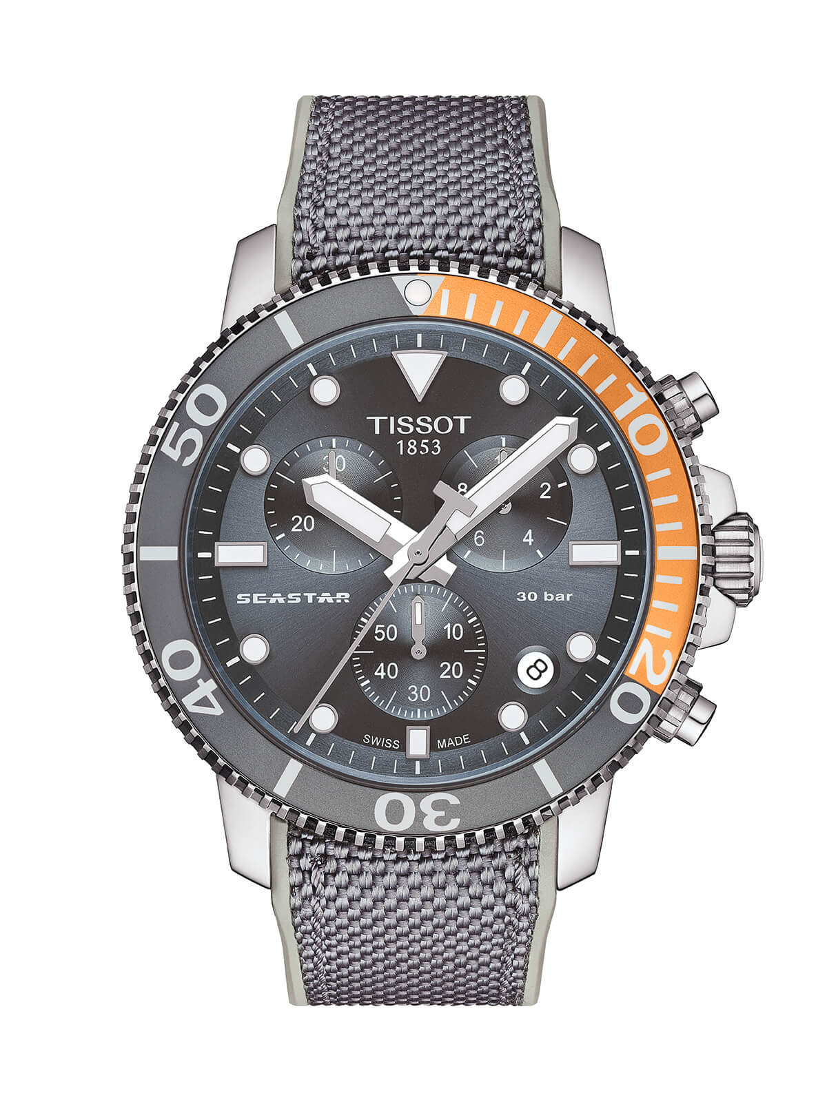 Tissot Seastar 1000 Chronograph Watch 45.5mm T120.417.17.081.01