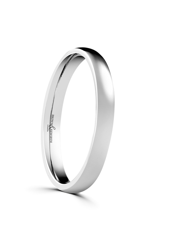 Brown & Newirth Simplicity 2.5mm Wedding Ring in Platinum