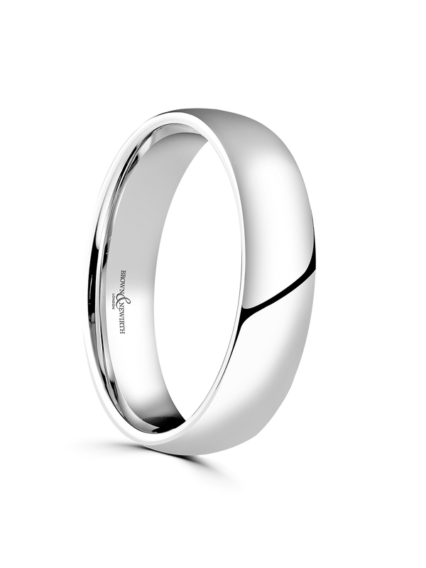 Brown & Newirth Simplicity 5mm Wedding Ring in Platinum