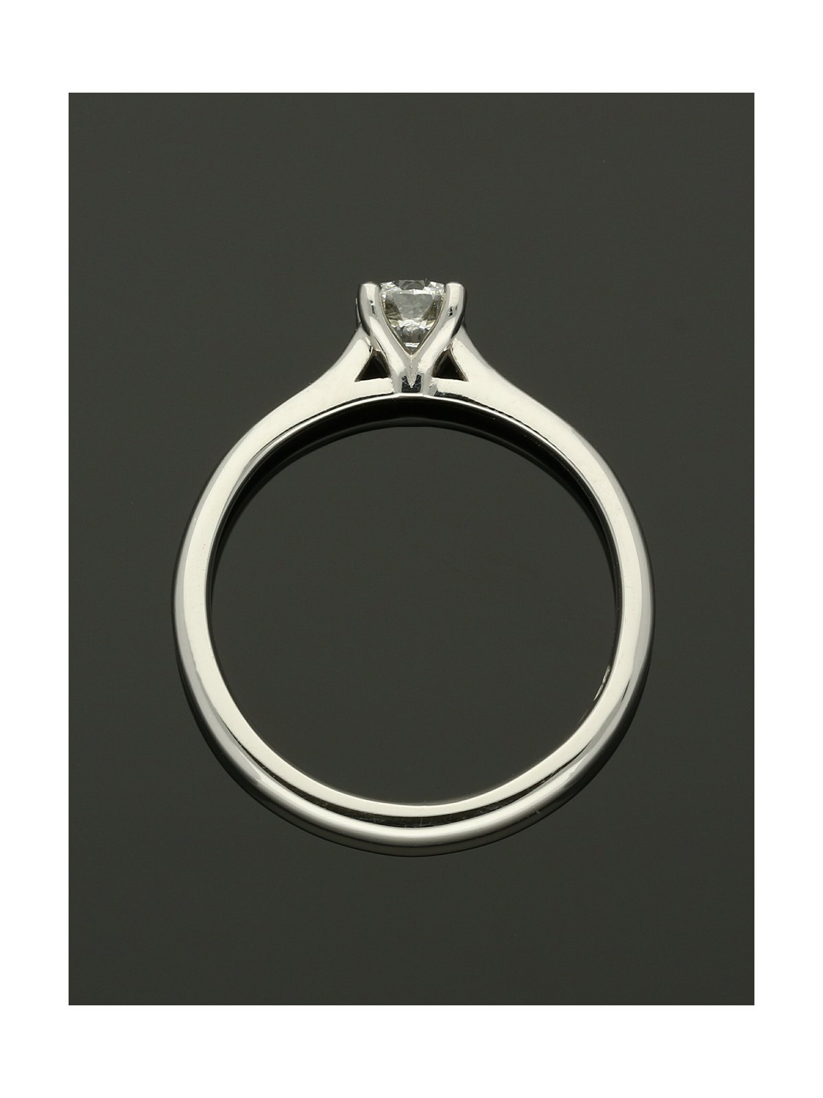 Diamond Solitaire Engagement Ring "The Catherine Collection" Certificated 0.40ct Round Brilliant Cut in Platinum