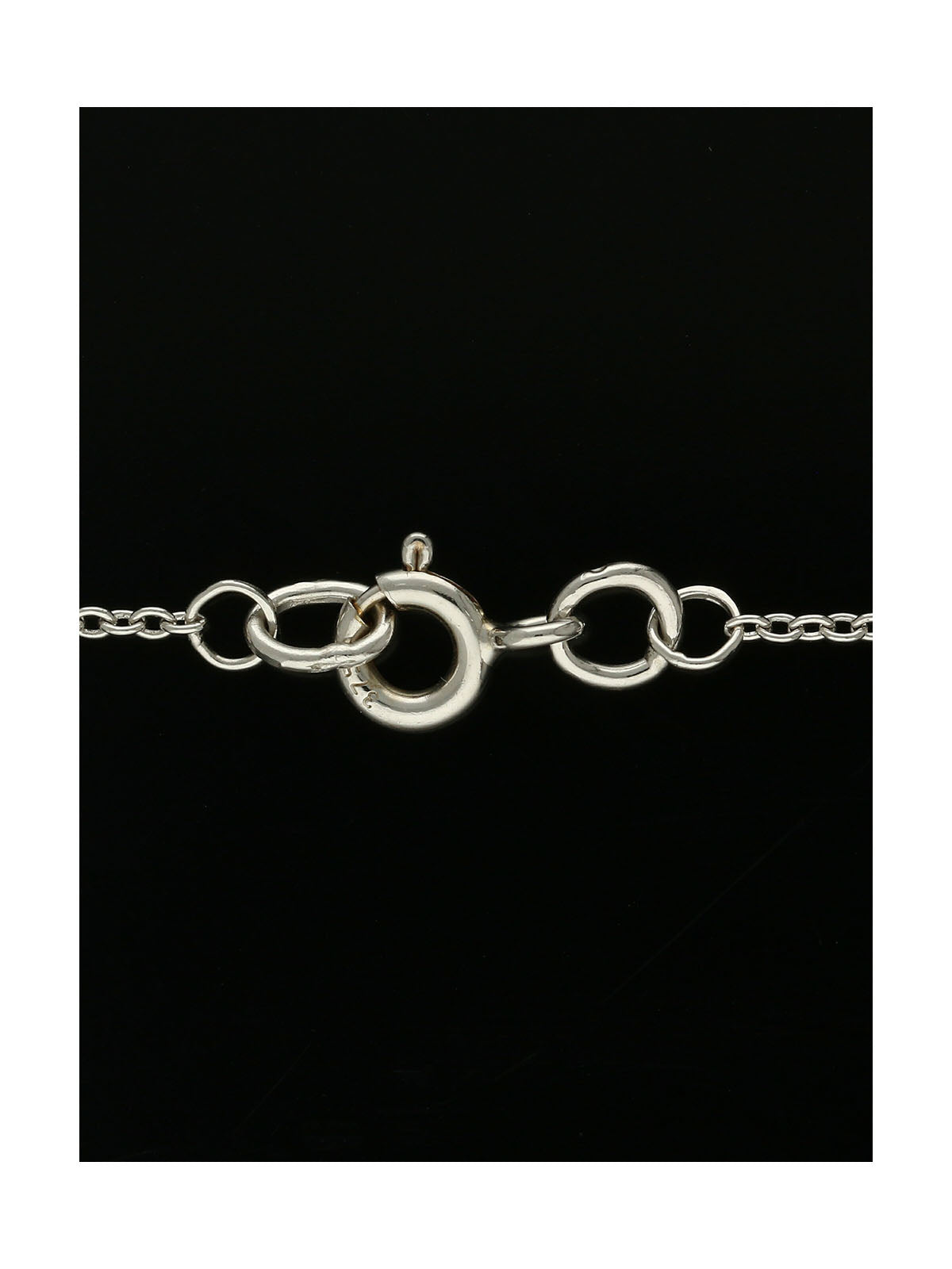 Blue Topaz & Diamond Cushion Pendant Necklace in 9ct White Gold