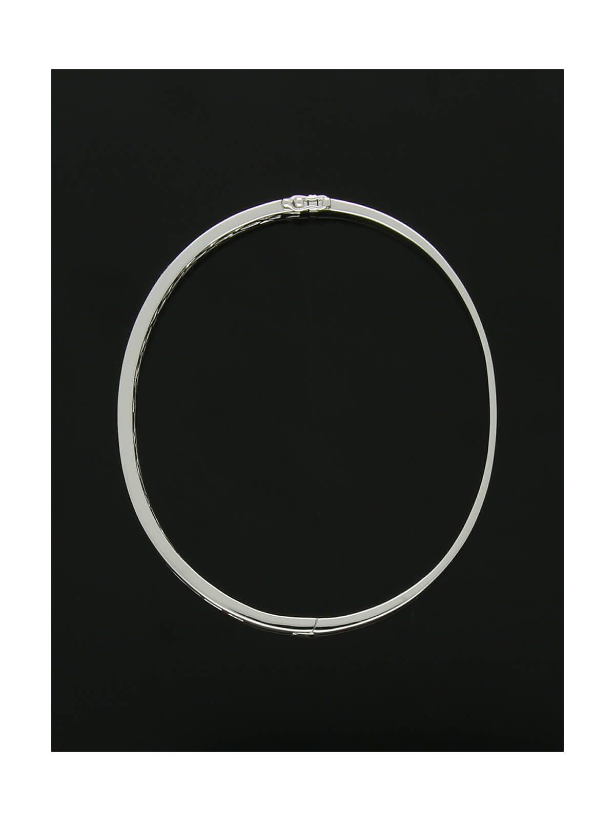 Ruby & Diamond Bangle in 18ct White Gold