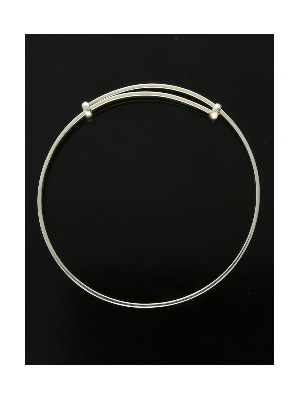 Child's Plain Bangle in Silver