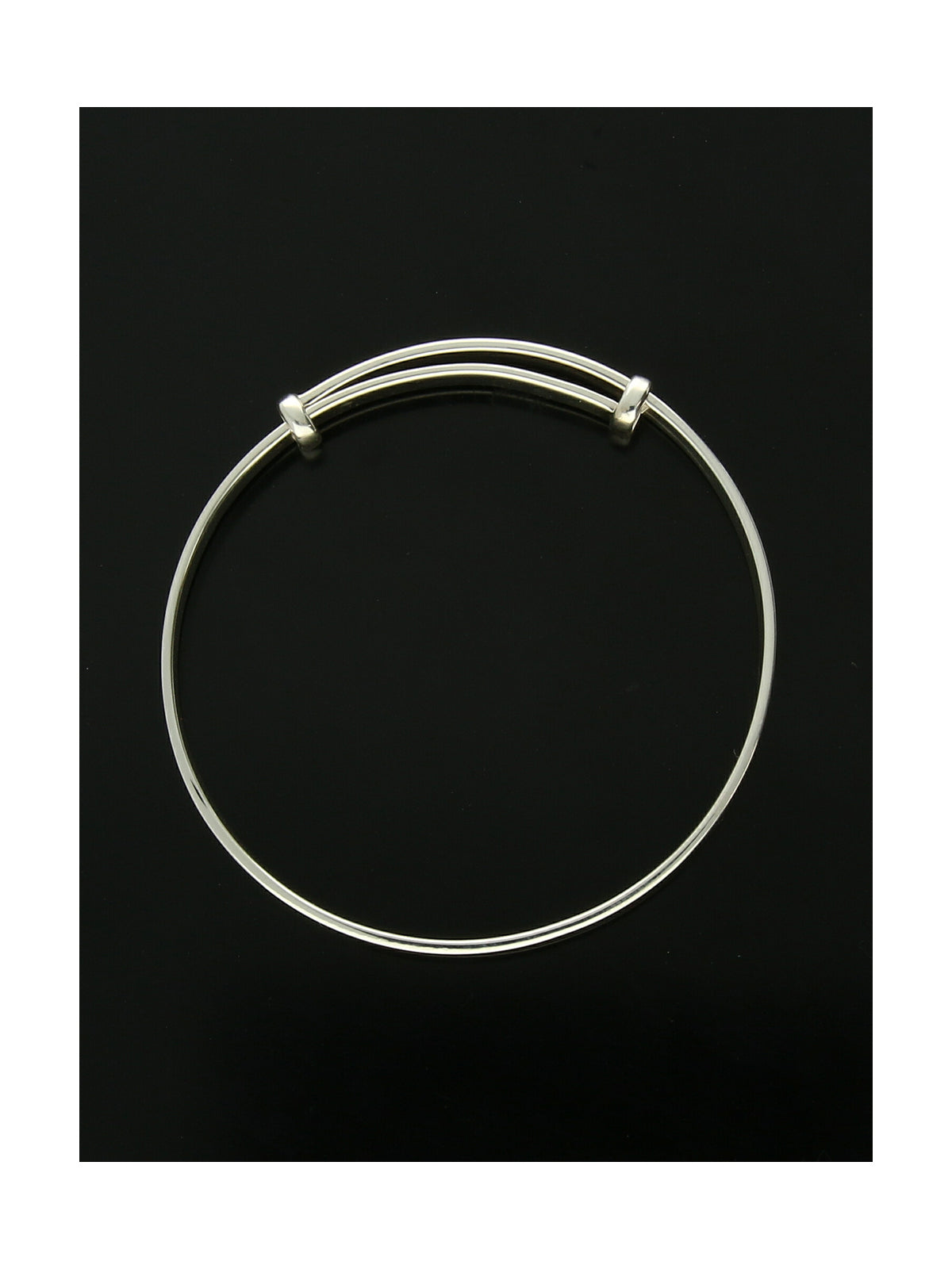 Child's Plain Bangle in Silver