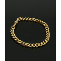 Pre Owned Curb Link Bracelet in 18ct Yellow Gold