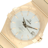 Pre Owned Omega Constellation 18ct Rose Gold Watch on Bracelet 123.50.35.20.02.001