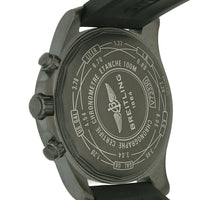 Pre Owned Breitling Chronospace Evo Night Watch on Rubber Strap