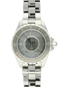 Pre Owned Chanel J12 Steel Quartz Watch on Bracelet