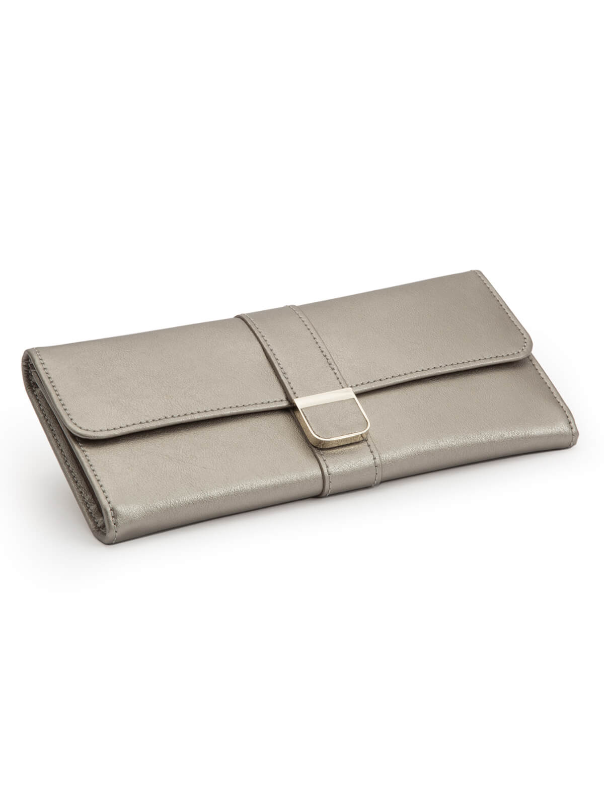 Wolf Palermo Jewellery Roll in Pewter 213478