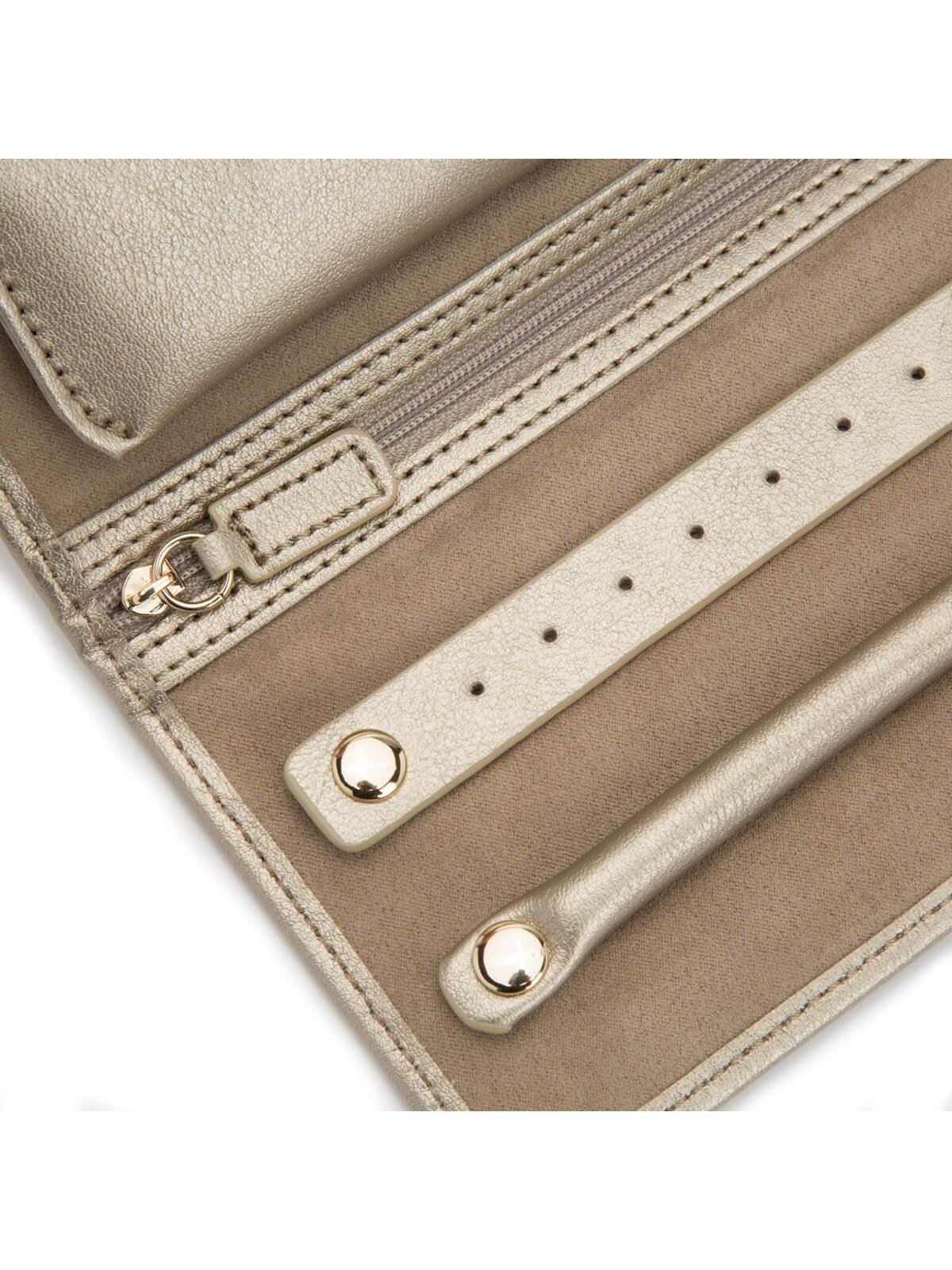 SALE Wolf Palermo Jewellery Roll in Pewter 213478