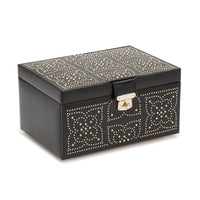 Wolf Marrakesh Medium Jewellery Box - Black 308102