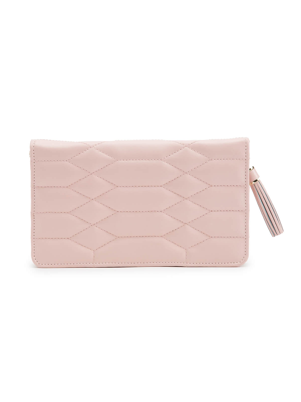 Wolf Caroline Jewellery Zip Portfolio in Rose Quartz 324815