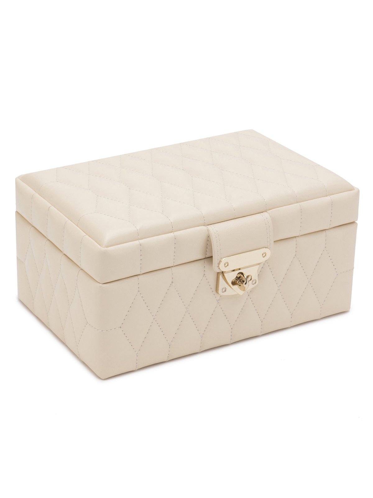 Wolf Caroline Small Jewellery Box in Ivory 329853