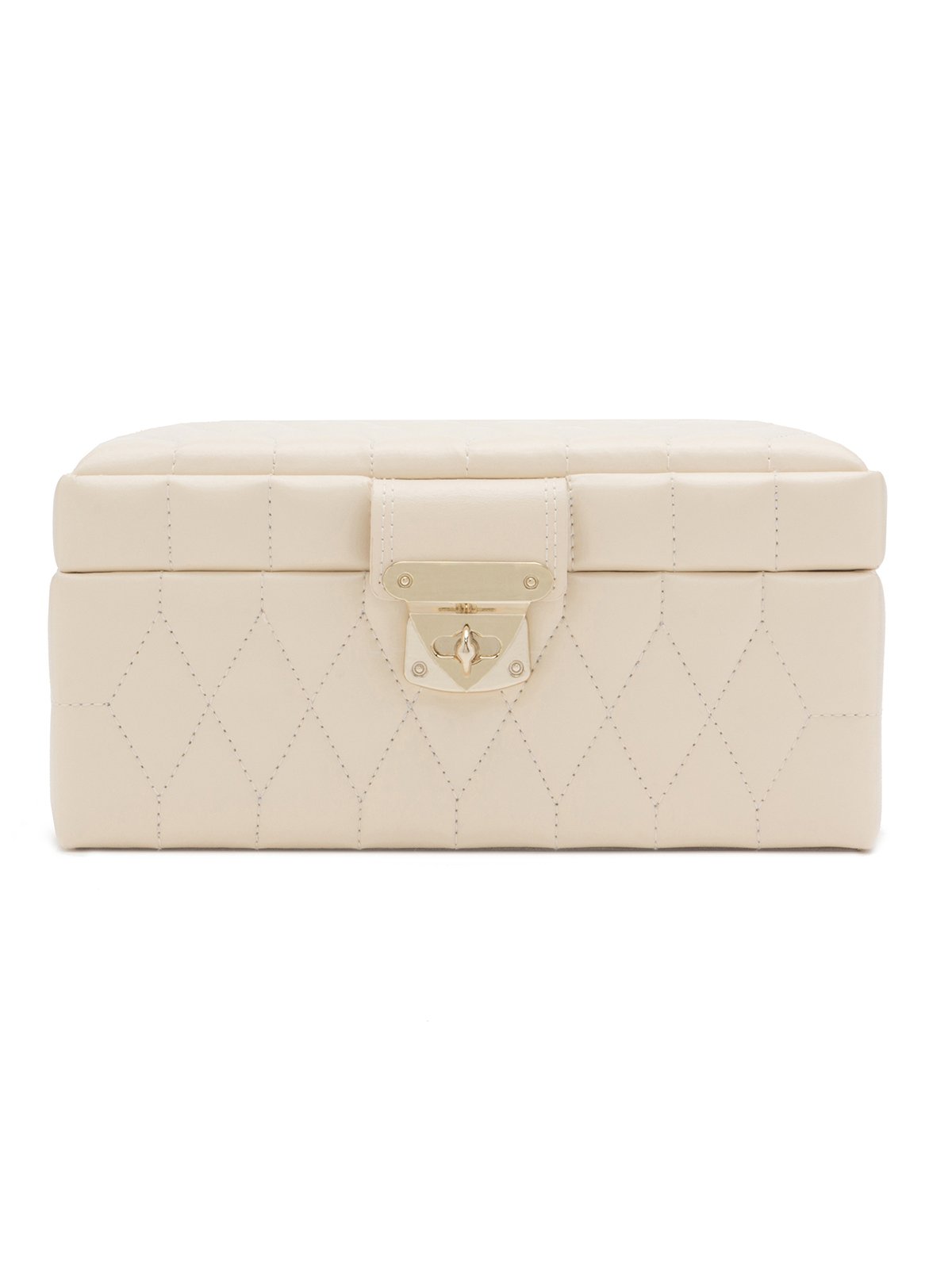 Wolf Caroline Small Jewellery Box in Ivory 329853