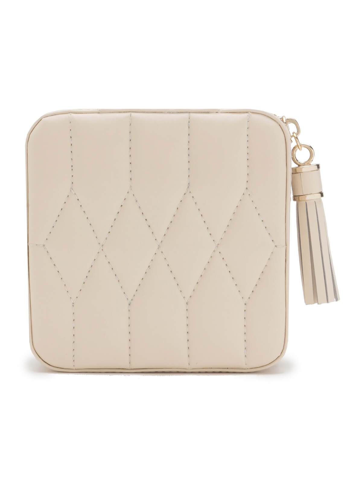 Wolf Caroline Jewellery Travel Box in Cream 329953