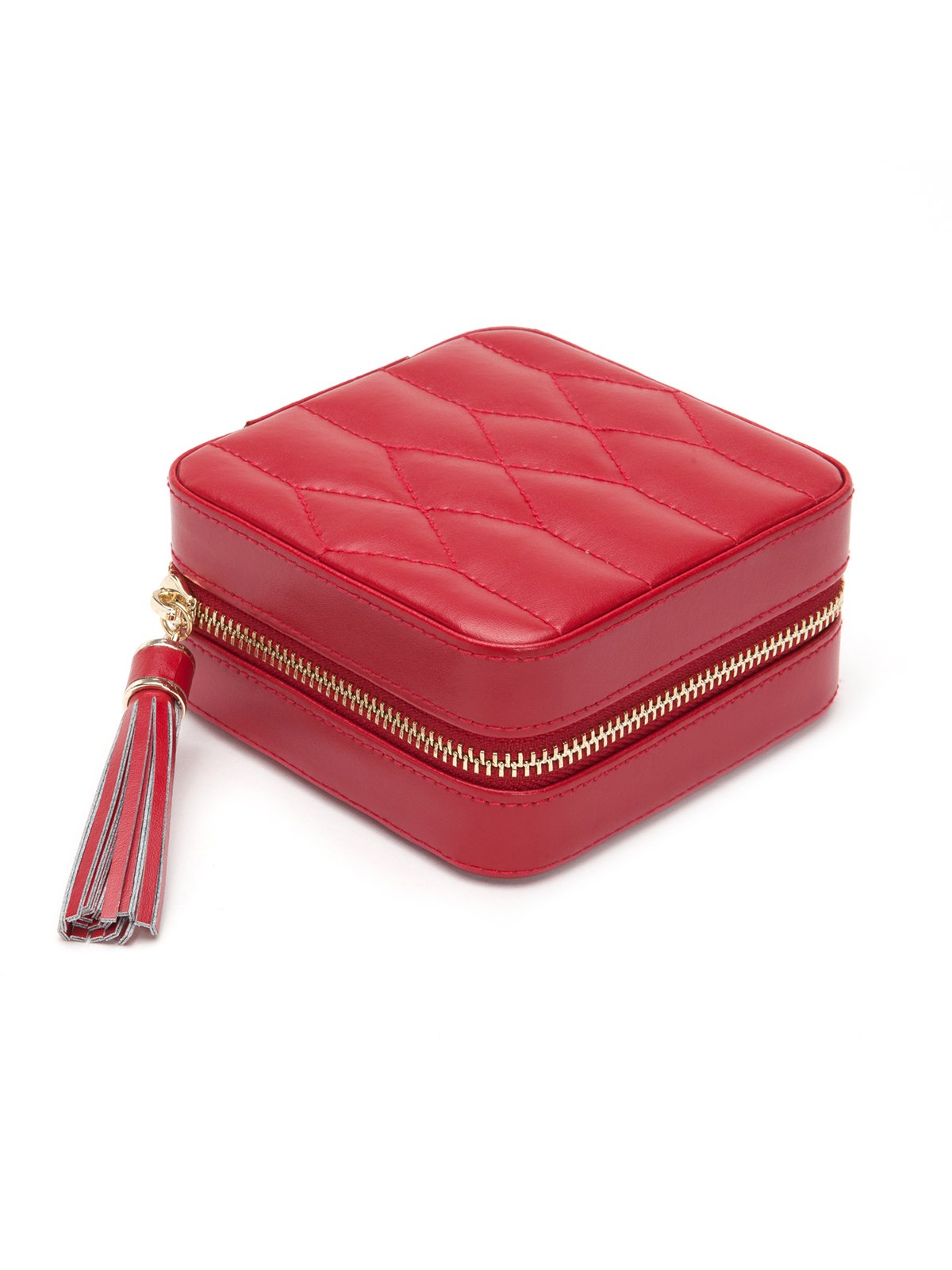 Wolf Caroline Jewellery Travel Box in Red 329972