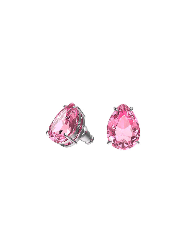 SALE Swarovski Gema Pink Crystal Stud Earrings 5614455