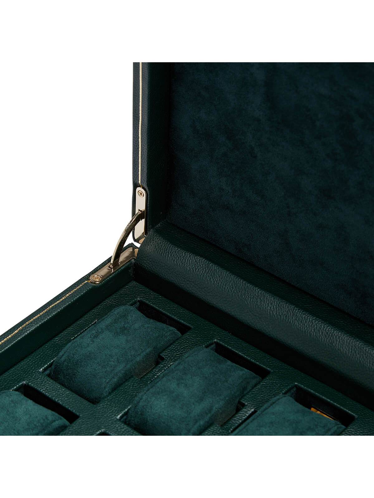 Wolf British Racing Green 10 Piece Watch Box 792741
