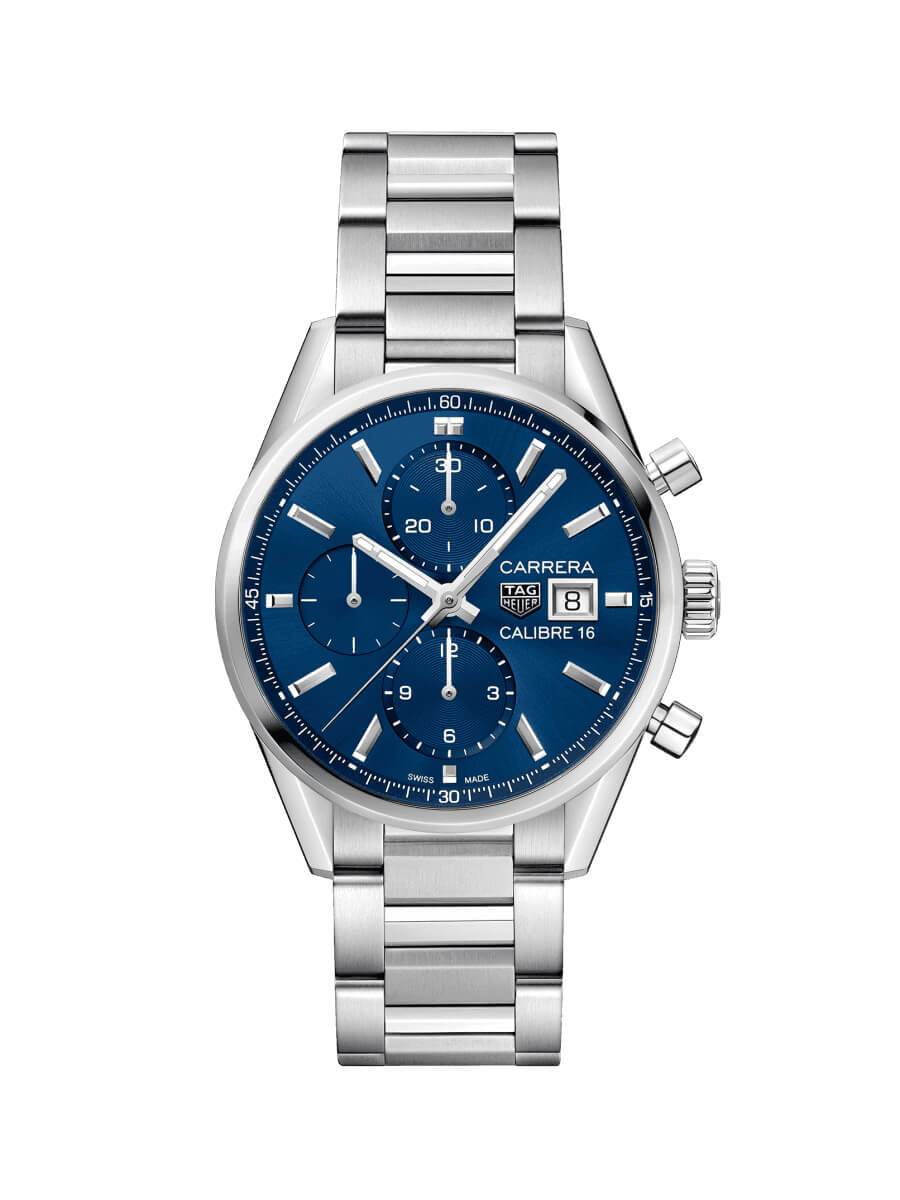 TAG Heuer Carrera Watch 41mm Blue Dial CBK2112.BA0715