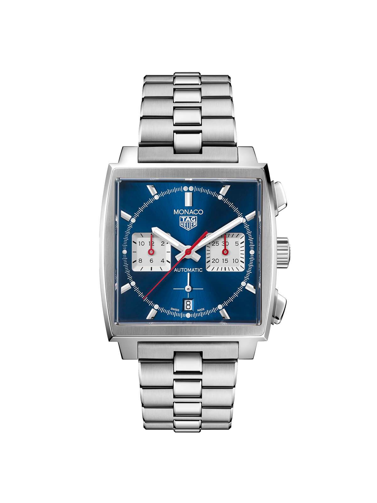 TAG Heuer Monaco Watch Blue Dial 39mm CBL2111.BA0644