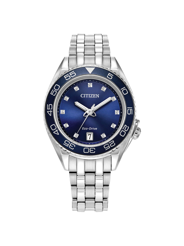 Citizen Eco-Drive Diamond Watch 35mm FE6160-57L