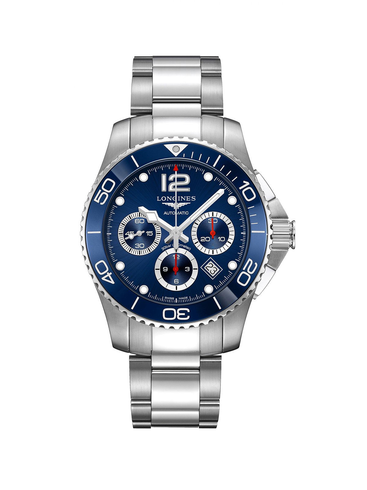 Longines HydroConquest Chronograph Watch L3.883.4.96.6
