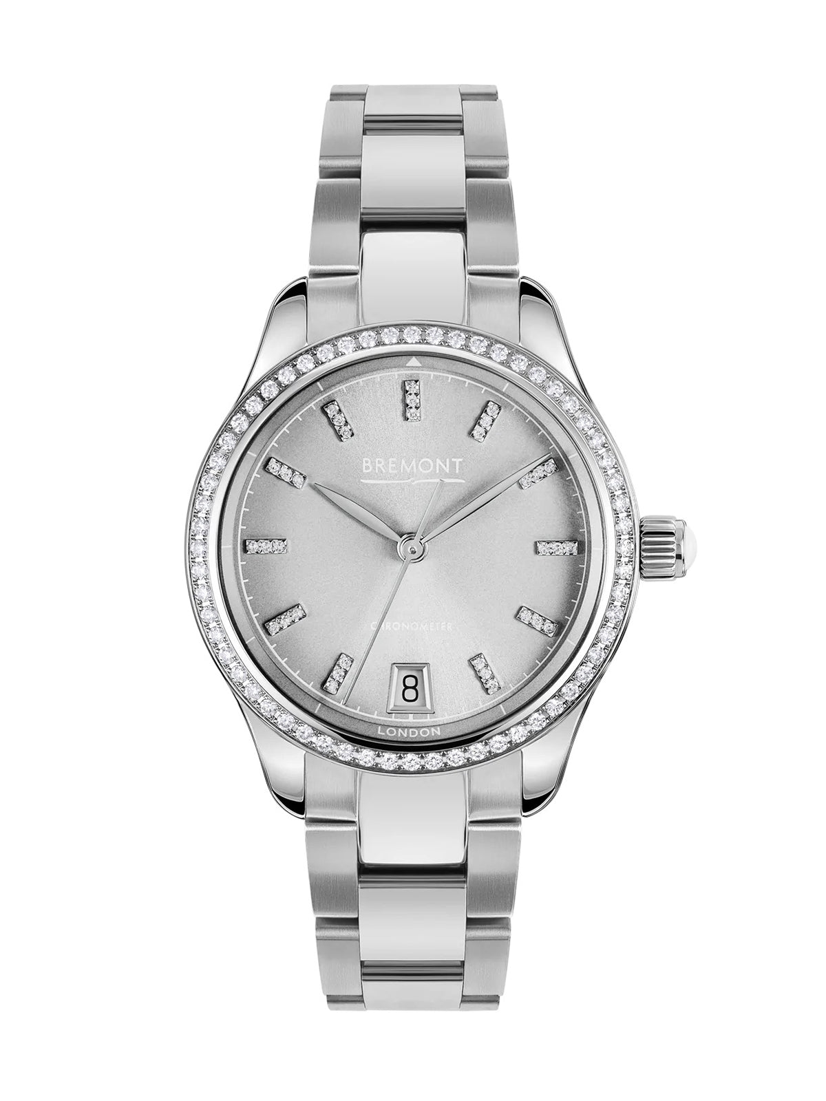 Bremont Lady K Frost Watch 34mm LADY-K-FR-SS-B