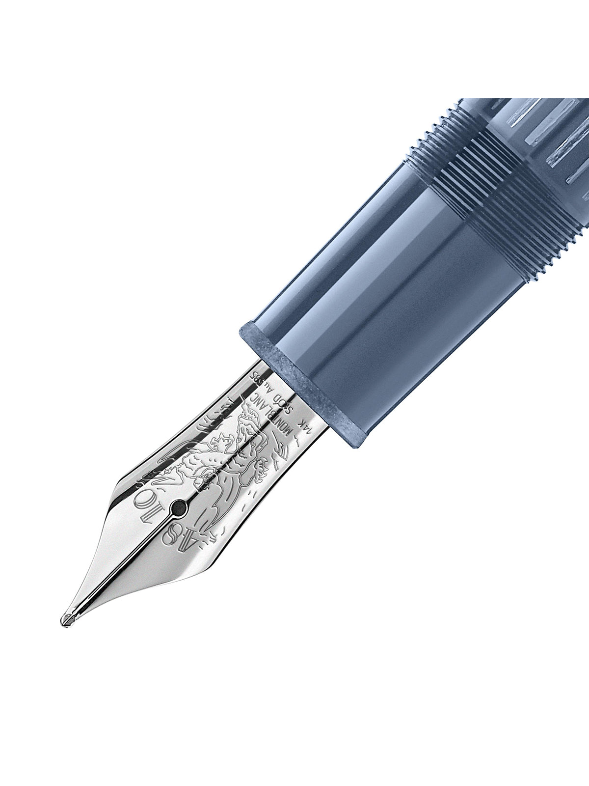 Montblanc Meisterstück Glacier LeGrand Blue Fountain Pen Blue MB129393
