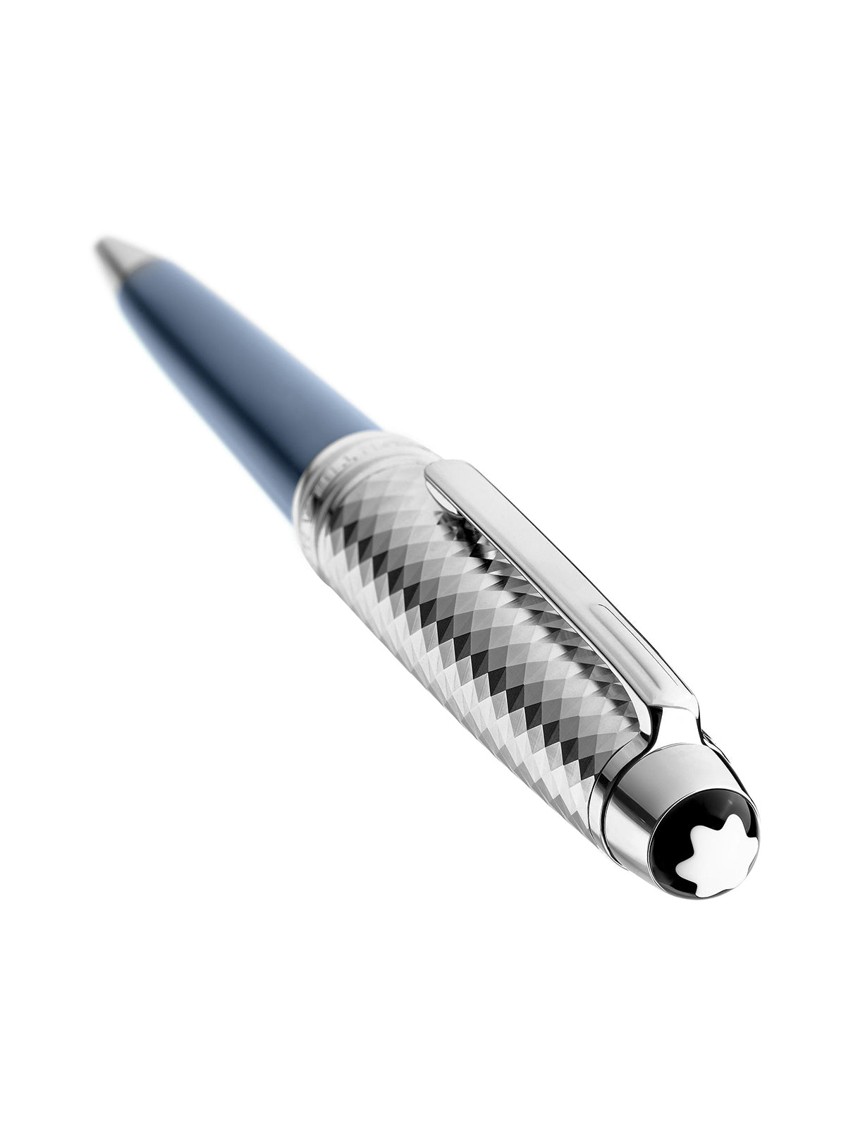 Montblanc Meisterstück Glacier Doué Blue Ballpoint Pen MB129405