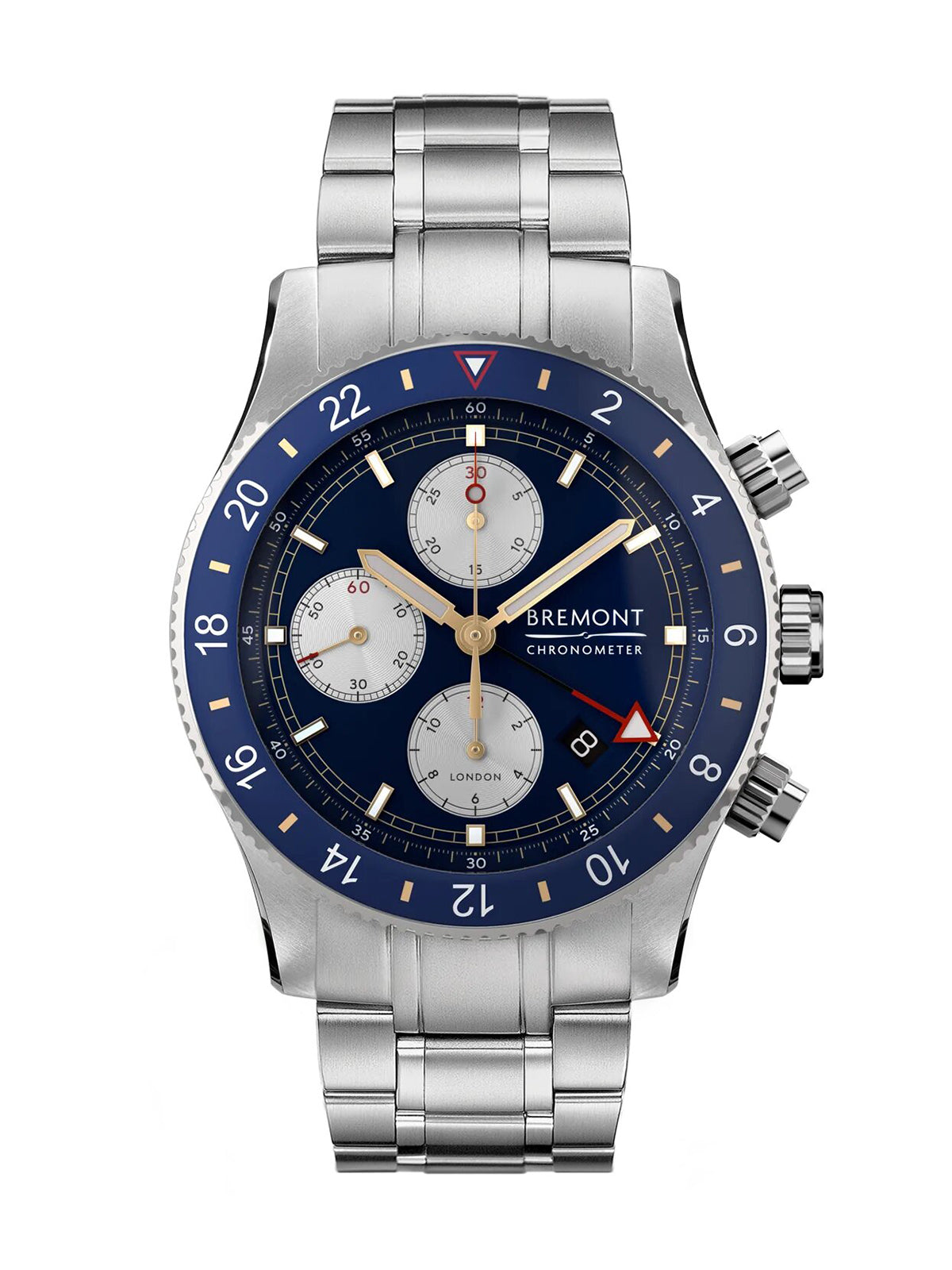 Bremont Supermarine Chronograph Watch 43mm SMARINECHRONO-BL-B