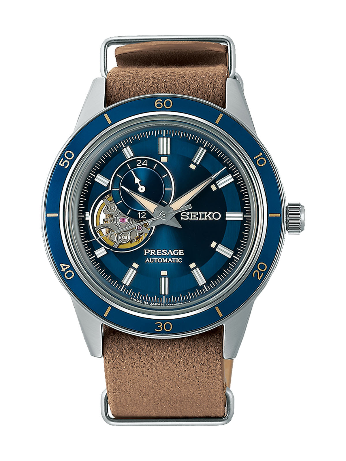 Seiko Presage Style 60s ‘Denim’ 40.8mm SSA453J1