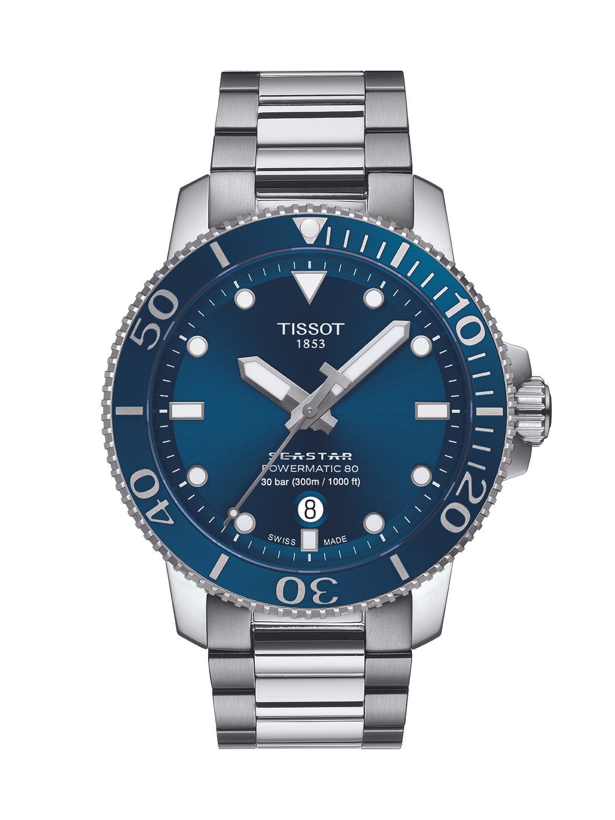 Tissot Seastar 1000 Powermatic 80 Watch 43mm T120.407.11.041.03