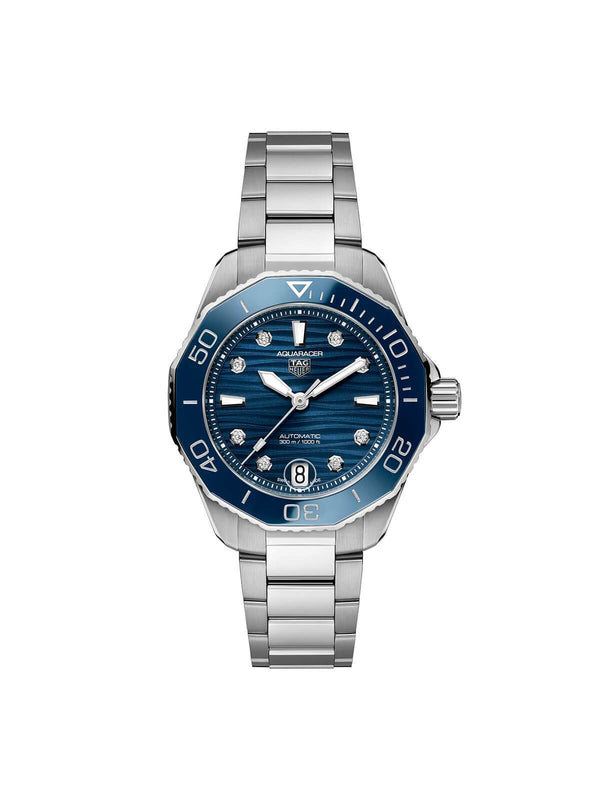 TAG Heuer Aquaracer Watch Blue Dial 36mm WBP231B.BA0618